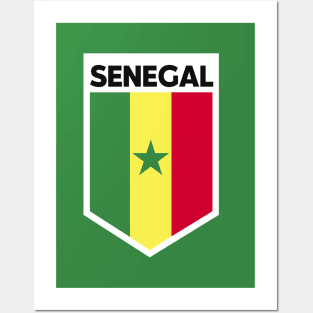Senegal Flag Emblem Posters and Art